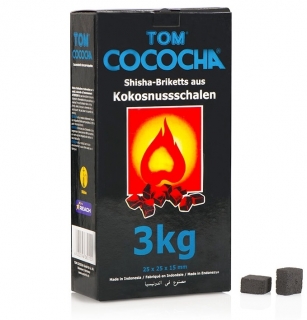 Kokosové uhlíky Tom Cococha Blue 3 kg